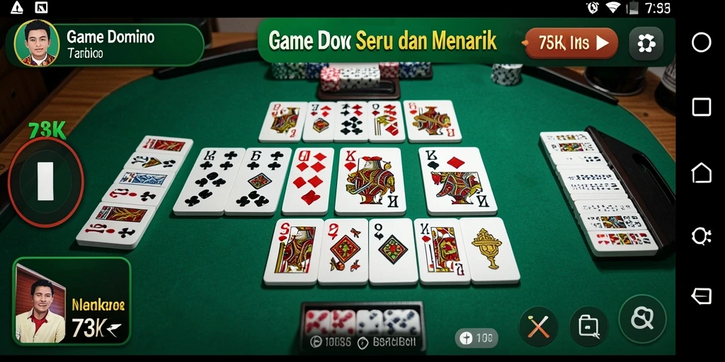 Tampilan gameplay menarik dari 73K yang penuh dengan strategi dan keseruan.