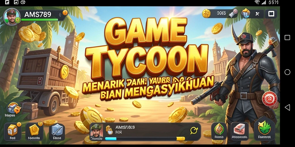 Tampilan gameplay <strong>AMS789</strong> yang seru dan penuh strategi Tycoon.