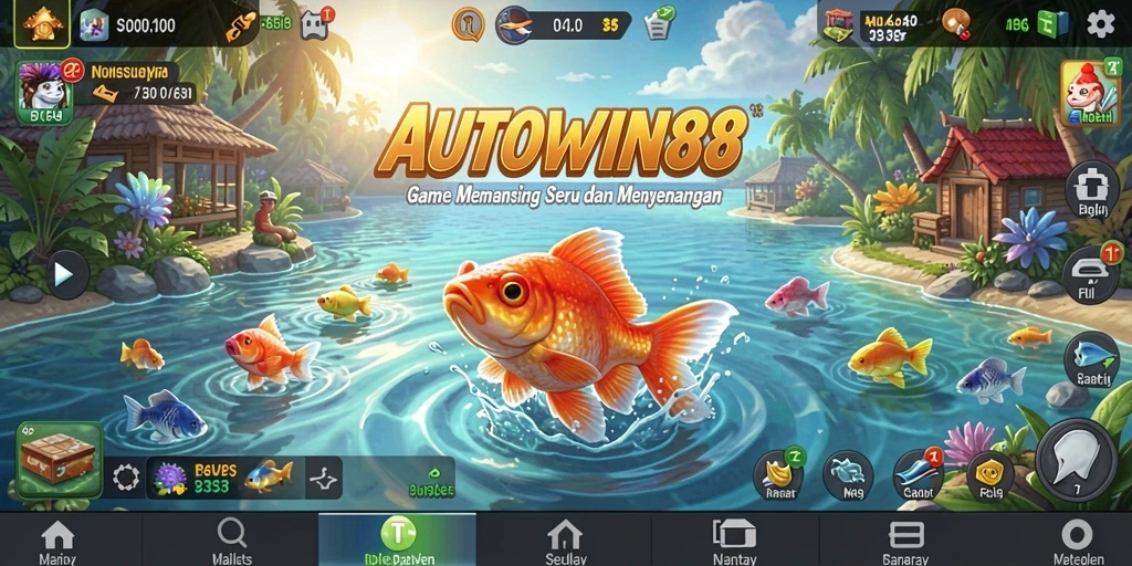 Tangkapan ikan yang menarik dalam gameplay AUTOWIN88.