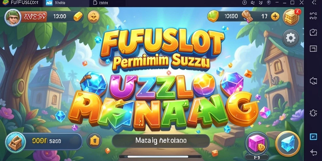 Tampilan gameplay utama FUFUSLOT yang penuh teka-teki seru.