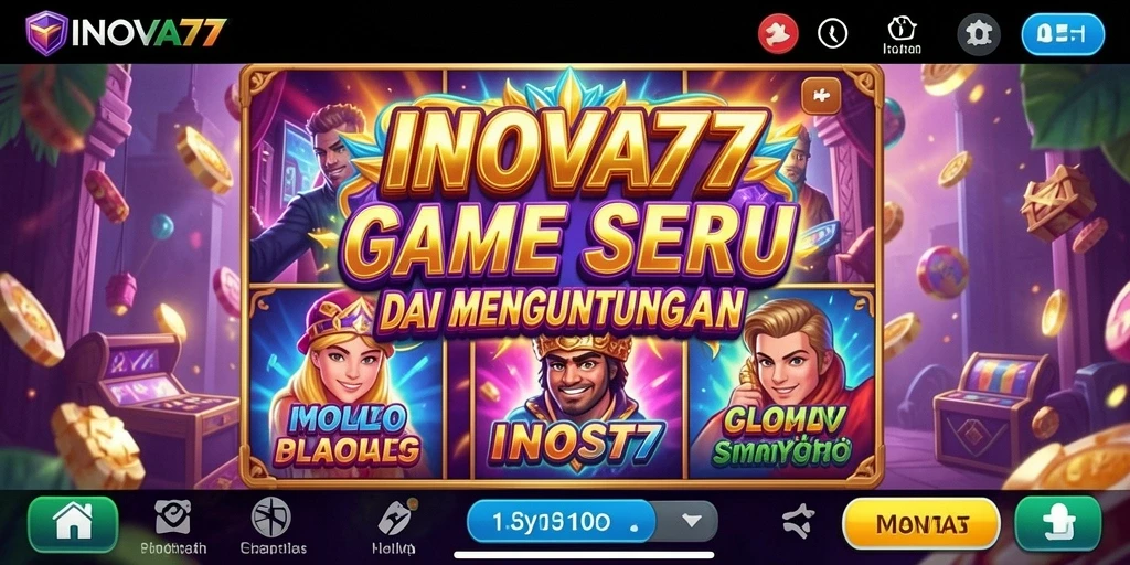 Tampilan gameplay yang menarik dari game Slot INOVA77.