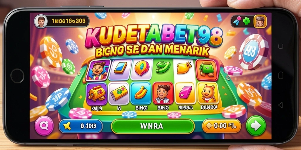 Tampilan gameplay interaktif KUDETABET98 dalam permainan Bingo.