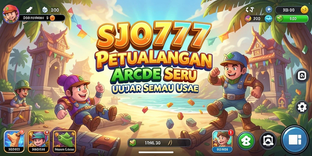 Screenshot SJO777 menampilkan aksi seru dalam permainan Arcade.